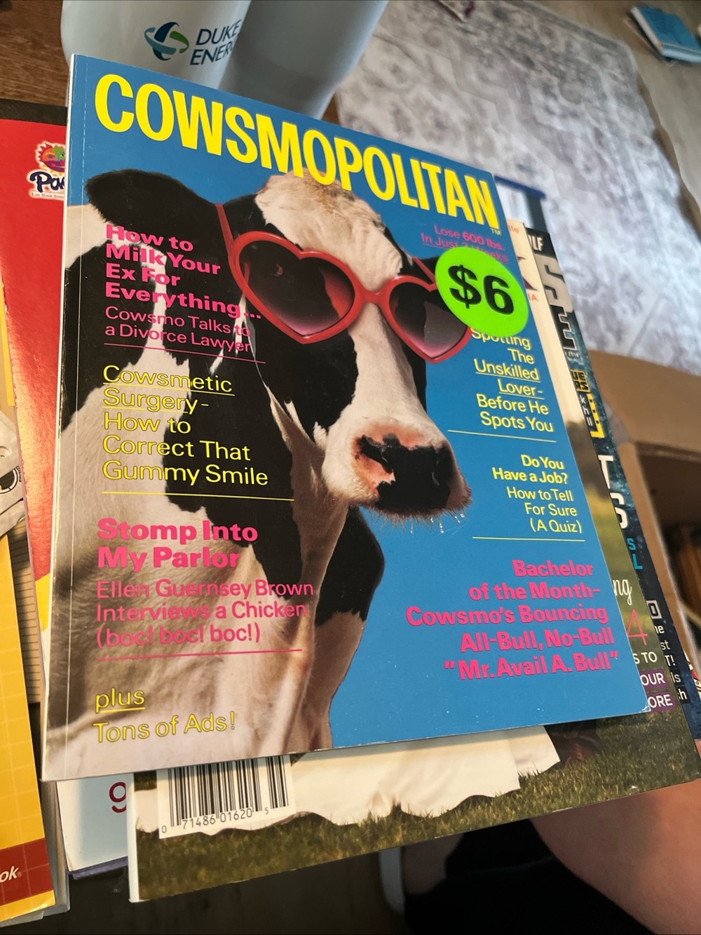 Vintage Cowsmopolitan Parody Humor Magazine Cows Pigs By Thomas Hagey